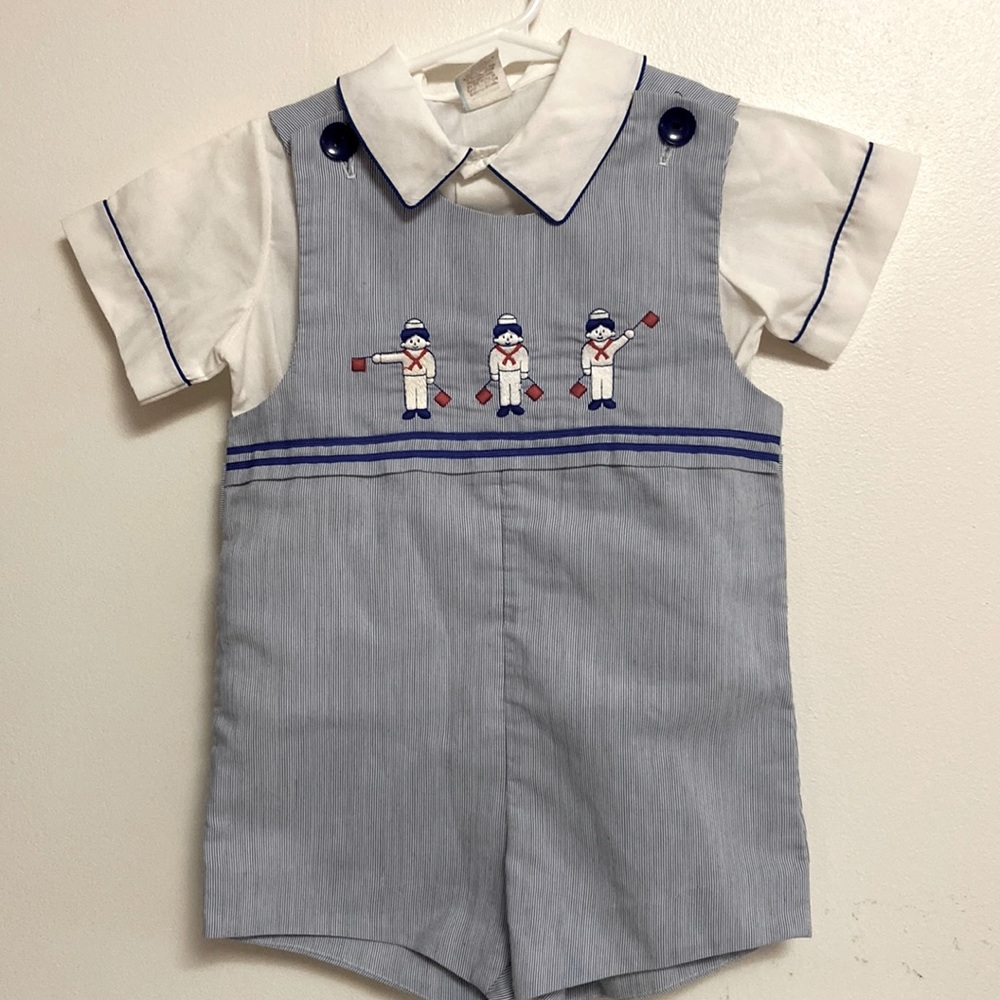 Vintage Boy Sailor outfit Sz 3t